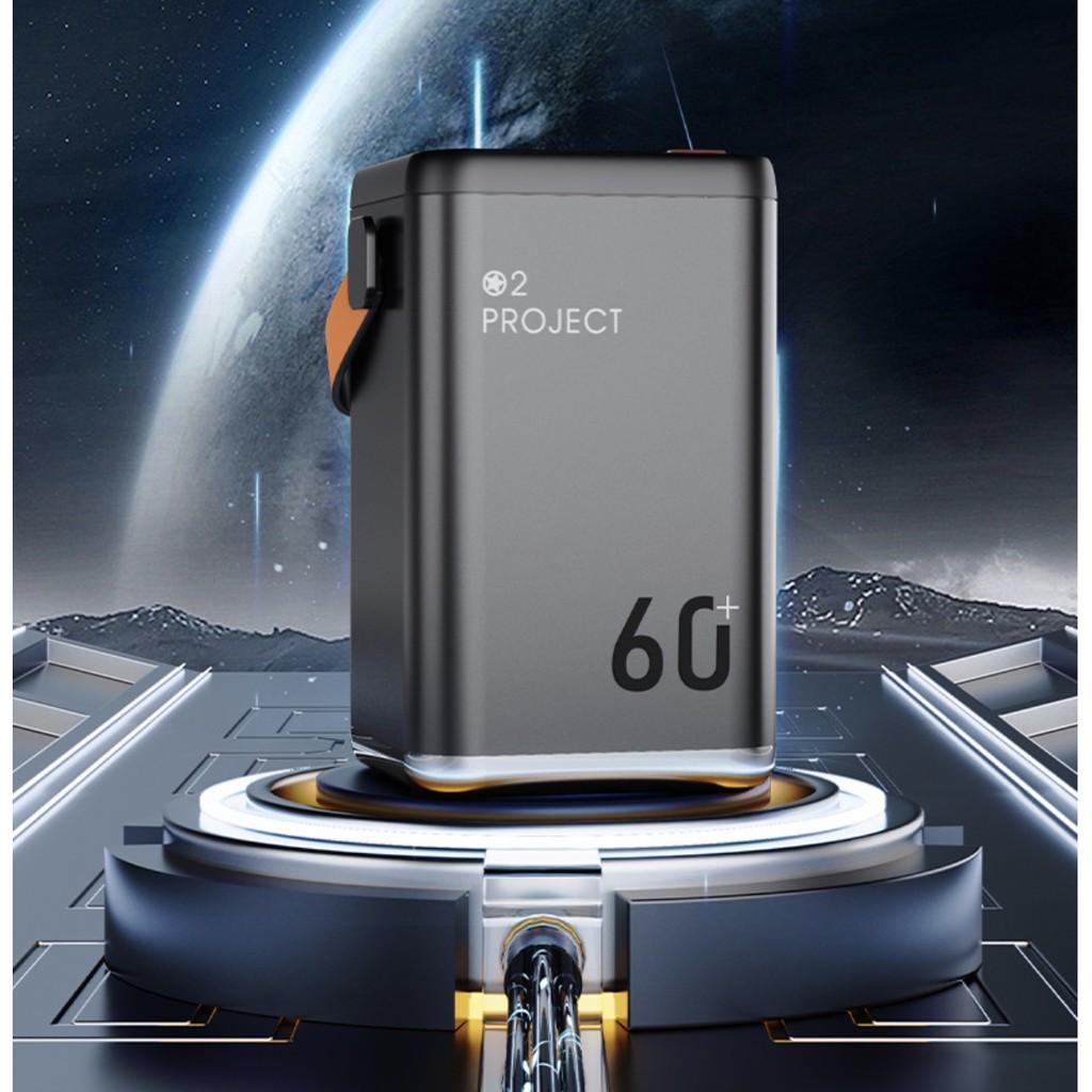 Pin Sạc dự phòng dung lượng lớn 60.000mAh PROJECT 60+ 36w