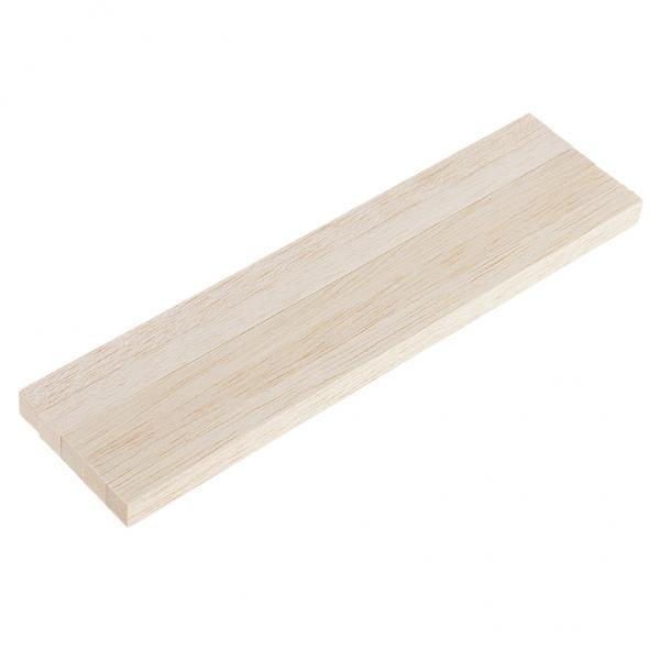 4-5pack Pine Wood Stick Unfinished Woodcraft Square Stick Dowel Rod 200mm 5