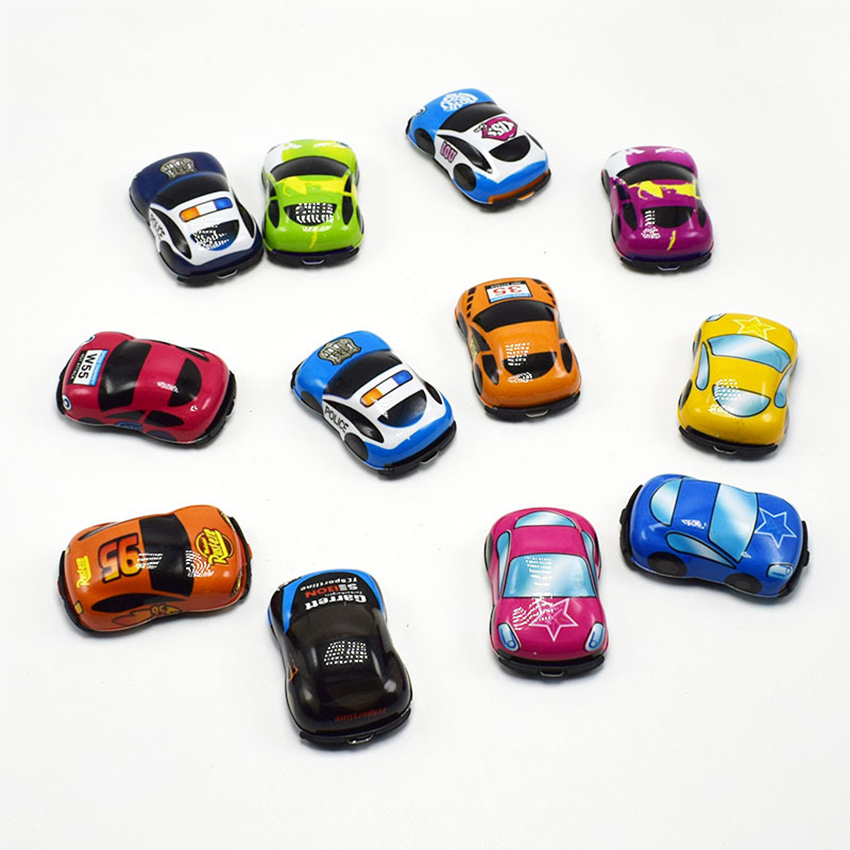 Bộ 24 Đồ Chơi Xe Ô Tô Chạy Bánh Đà Mini Car Cho Bé (Màu Ngẫu Nhiên)