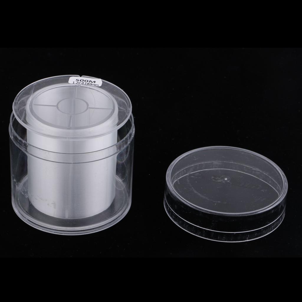 Roll of 500m Super Strong Nylon Transparent Fishing Line Fishing Tackle