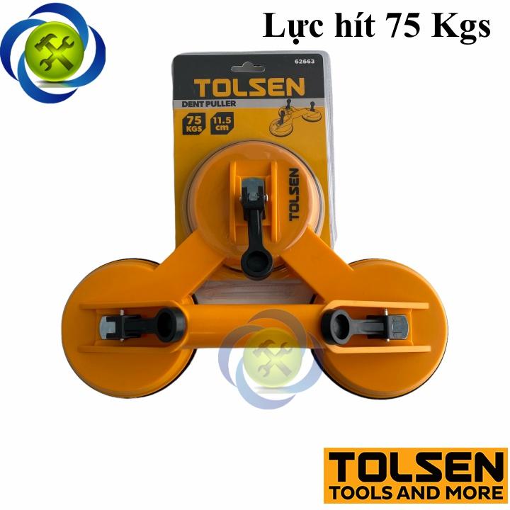 Tay hít kính - hít gạch Tolsen 62663 loại 3 chấu