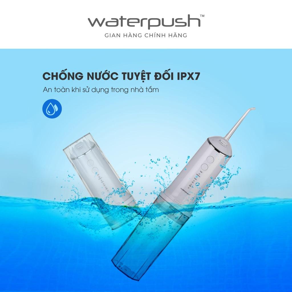 Máy tăm nước du lịch cao cấp WaterPush 1904 -Bình nước lớn 300ML - 1 đổi 1 trong 12 tháng