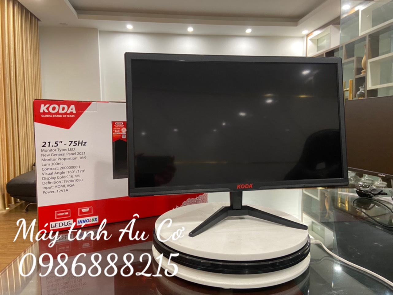 Màn hình KODA 21.5 inch - Tấm nên INNOLUX- tần số quét 75HZ - chuyên dùng CHƠI GAME , văn phòng, học tập - HÀNG CHÍNH HÃNG