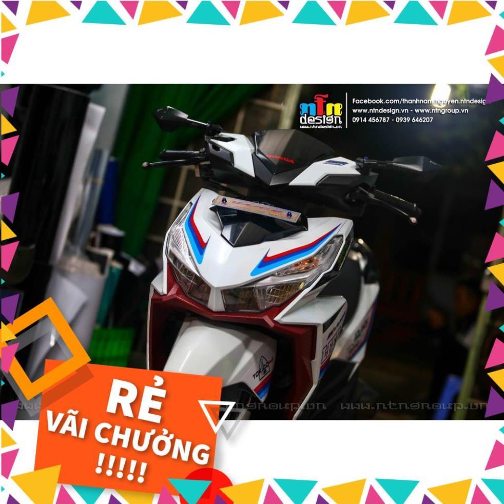 Tem Rời Vario Mẫu Chỉ Xanh Đỏ Trắng