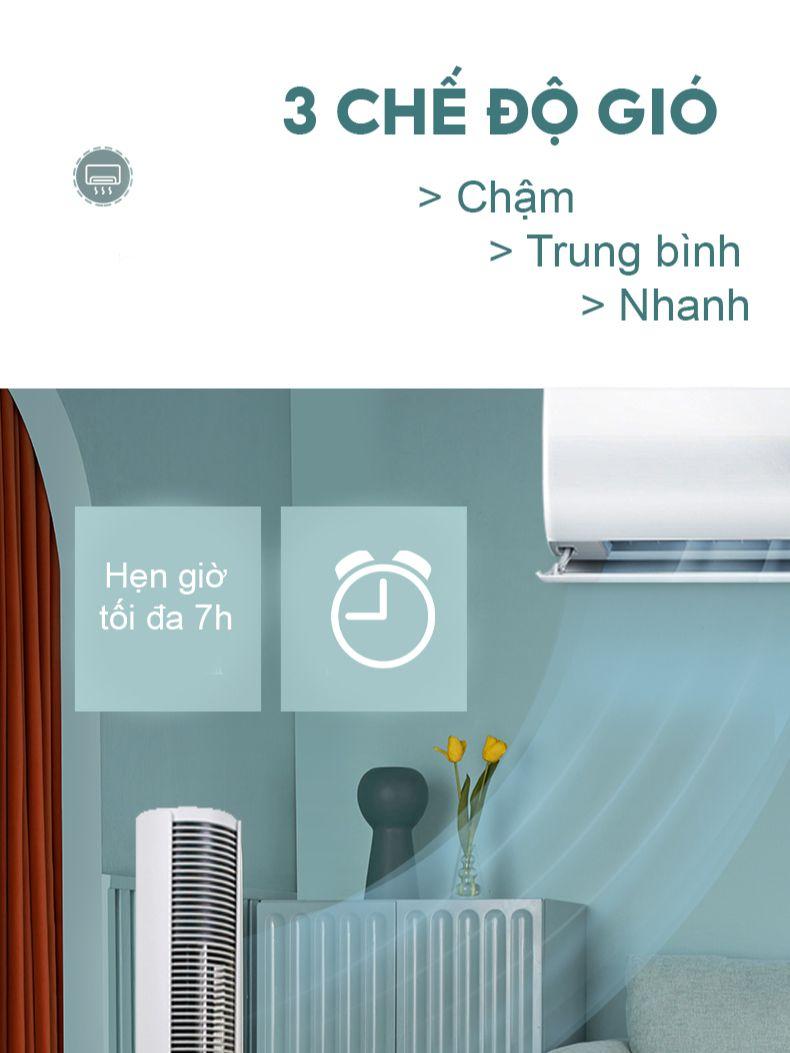 Quạt Trụ Tháp STADLER FORM, Quạt Không Cánh 3 Chế Độ Gió, Có Hẹn Giờ, Hiển Thị Nhiệt Độ Màn Hình LED, Nhập Đức