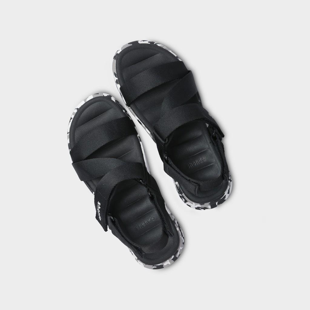 Giày Shondo Sandals nam nữ F6 sport camo đen full F6S501