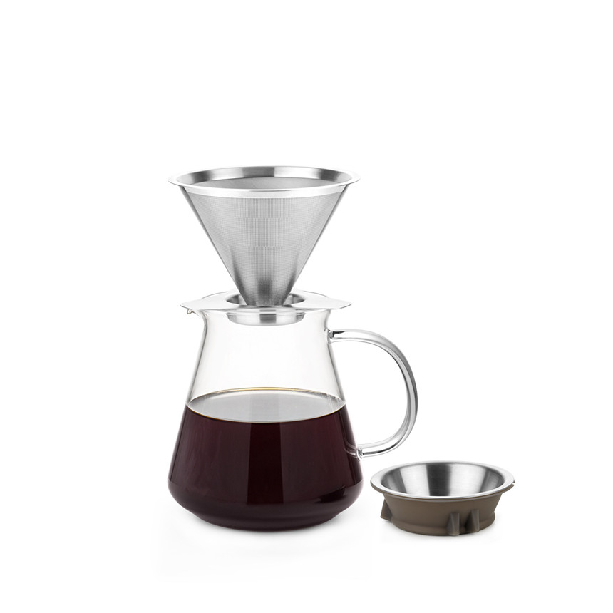 Bình pha cafe thủy tinh Samaglas FT010