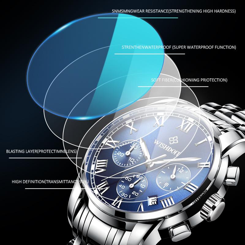 Đồng Hồ Cơ Nam 2021 New Thời Trang Nam Dây Thép Không Gỉ Cao Cấp Hàng Đầu Thể Thao Chronograph Đồng Hồ Thạch Anh Nam Đồng Hồ Relogio Masculino