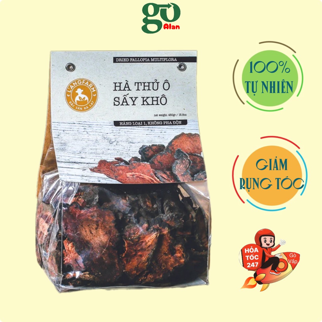 Hà thủ ô sấy khô L'angfarm, 450g, bịch