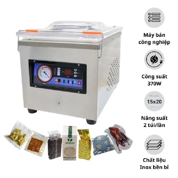 Máy Hút Chân Không DZ-260 – Dạng Bàn, Hút Mạnh, Ép Kín Túi Thực Phẩm - hàng chính hãng