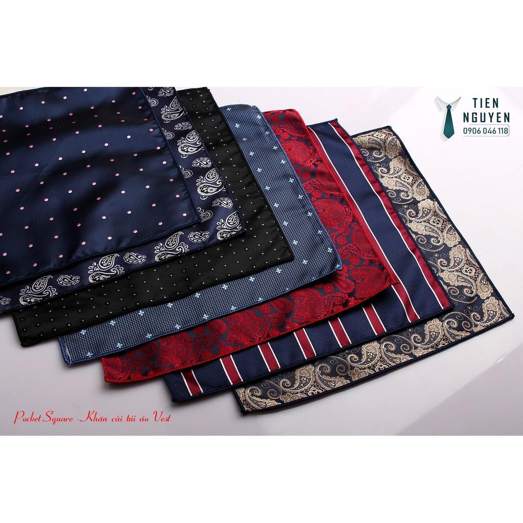 Khăn Cài Túi Áo Vest - Pocket Square - Phụ Kiện Cài Áo