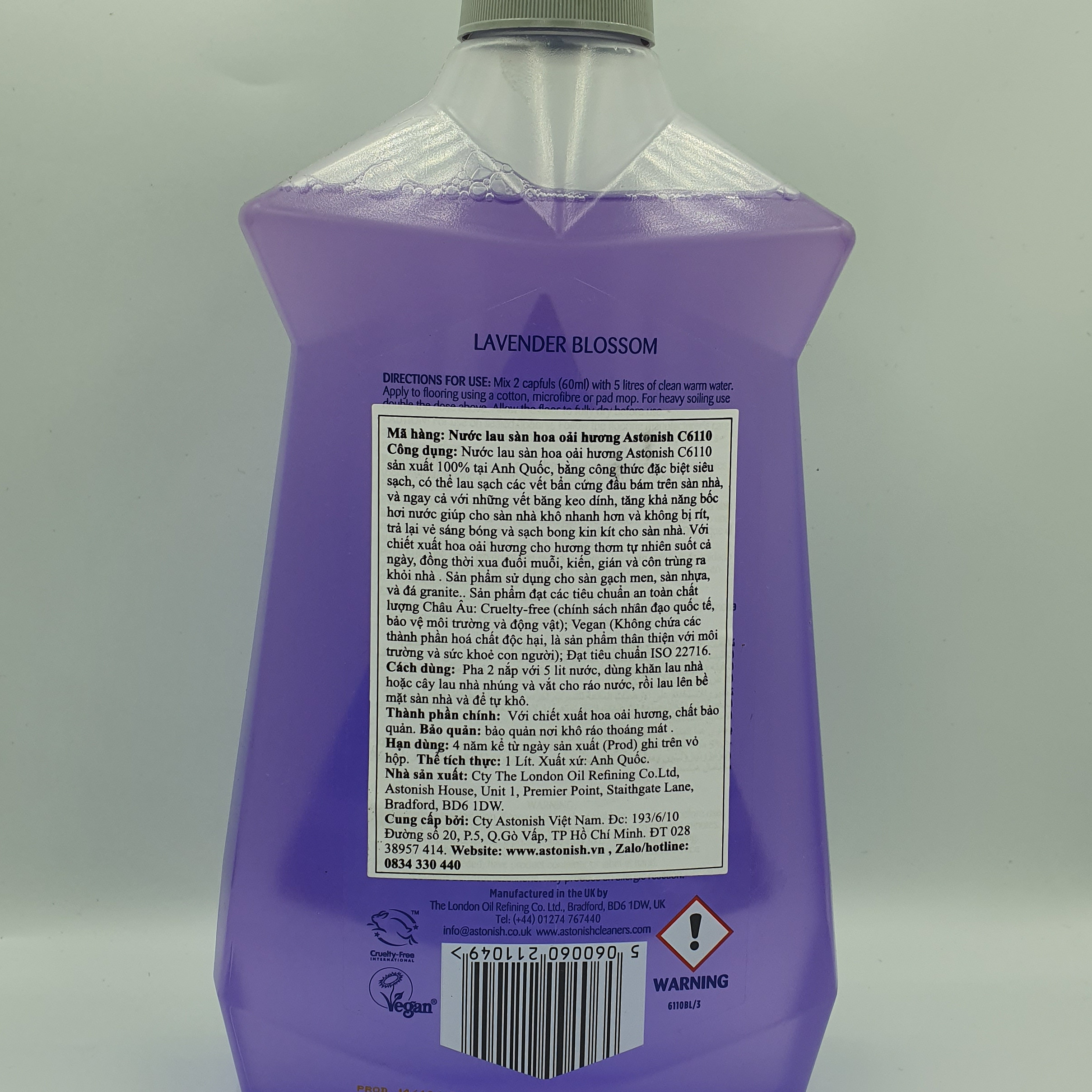 NƯỚC LAU SÀN HOA OẢI HƯƠNG ASTONISH