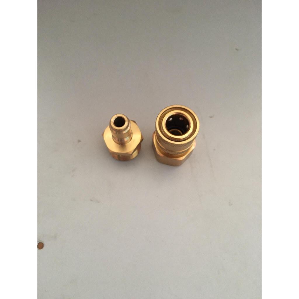 Khớp nối nhanh đầu nước ra máy xịt rửa áp lực cao, tháo lắp dây phun xịt rửa vô cùng nhanh