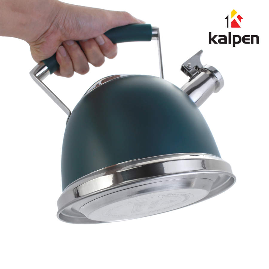 Ấm đun nước Inox 304 cao cấp Kalpen KK02 dung tích 2.5L dùng bếp từ chuẩn Đức - Hàng chính hãng