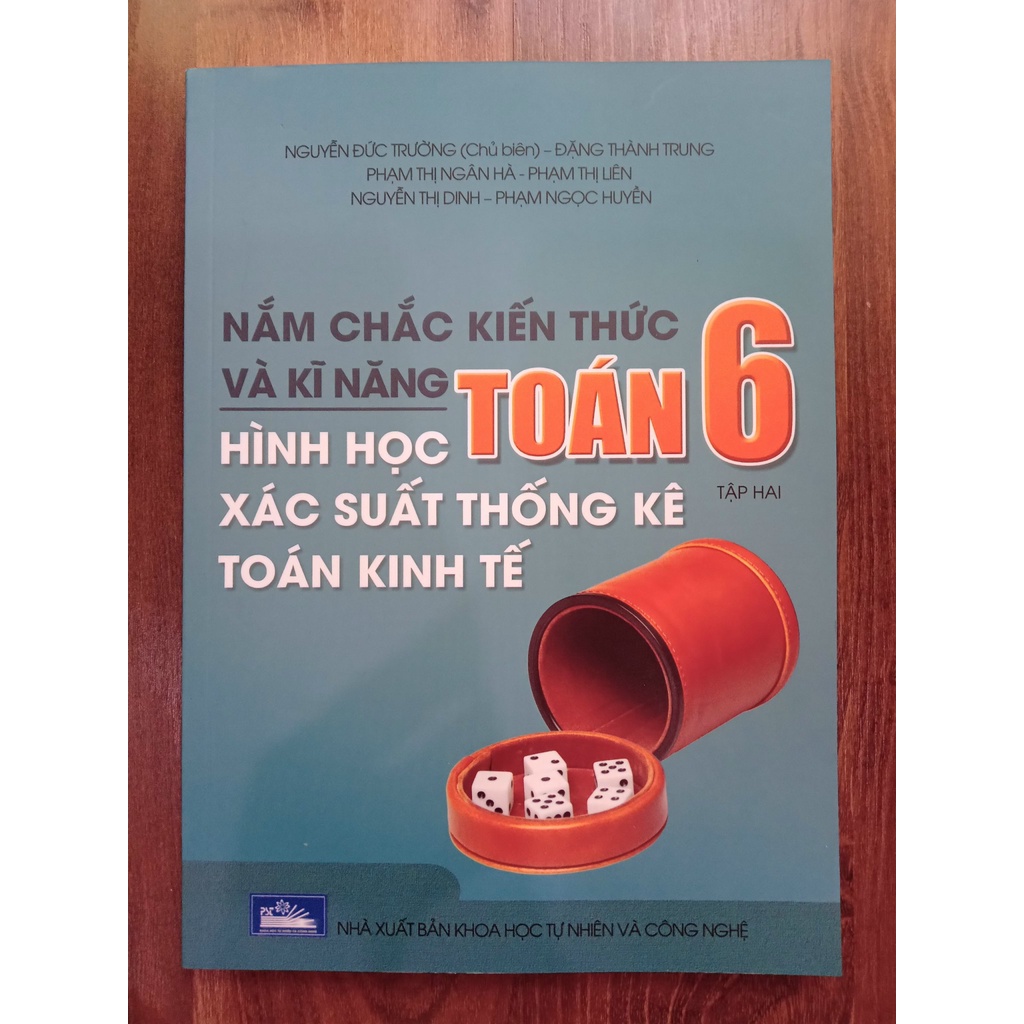 Sách - Combo 2 cuốn Nắm chắc kiến thức và kĩ năng - Số học + Hình Học xắc suất thống kê toán kinh tế - Toán 6 (T1 + T2)