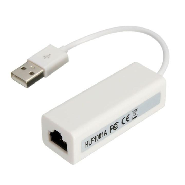 BỘ CHUYỂN ĐỔI USB RA Mạng LAN Internet - NỐI INTERNET QUA CỔNG USB cho PC LAPTOP TỐC ĐỘ CAO 100 mbs