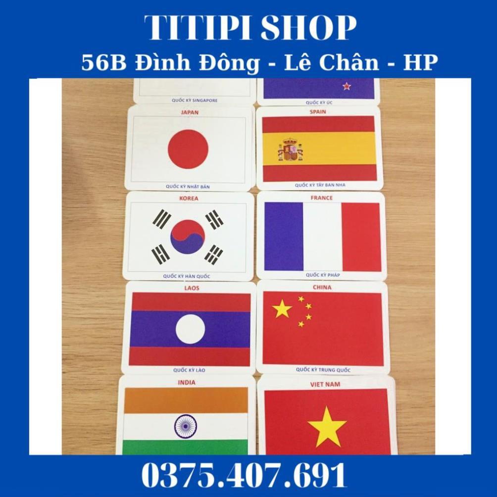 Bộ thẻ học thông minh Flashcards 16 Chủ Đề - 416 thẻ học song ngữ Anh - Việt giúp bé phát triển tư duy - Tamankids