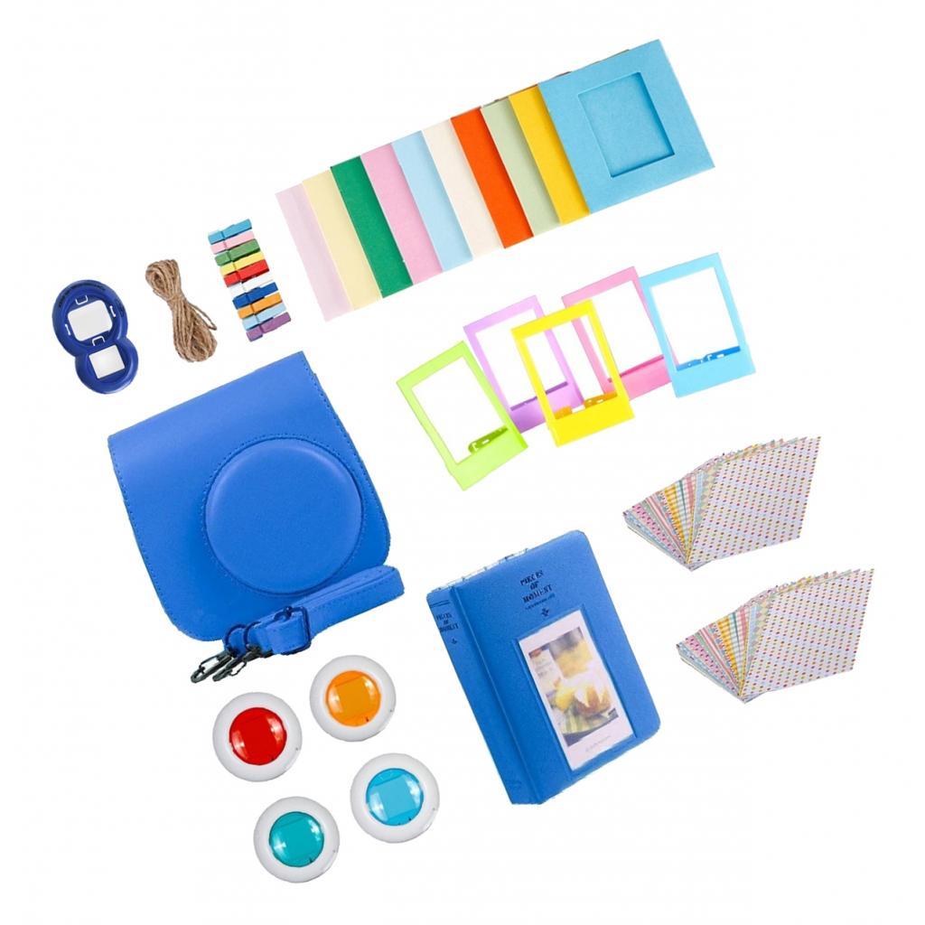 For Instax Mini 9 Camera PU Case Filter+Close Up