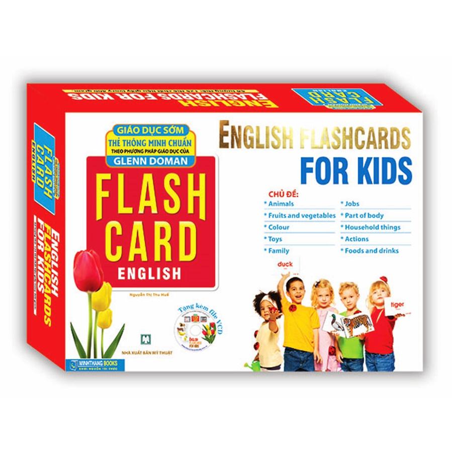 Sách - English Flashcards for kids (Bộ thẻ Tiếng Anh) - Dạy Trẻ Theo Phương Pháp Glenn Doman