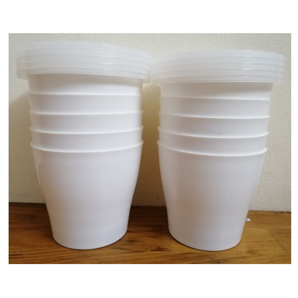 Combo 10 Chậu Trồng Thủy Sinh TD145 Và 10 Rọ Thủy Canh TS-7