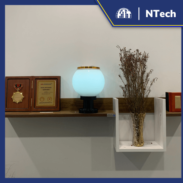 Đèn trụ cổng năng lượng mặt trời JD-X70/JD-X75 | 6V 3W | Ánh sáng trắng/vàng | Mẫu mới 2025