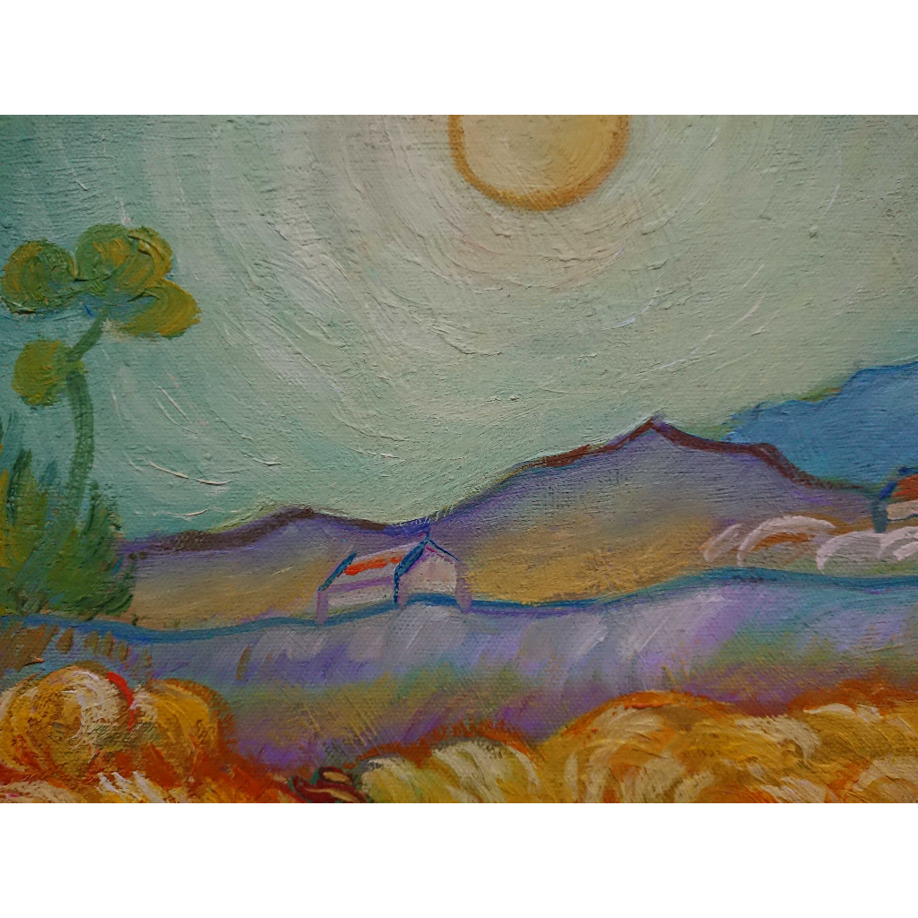 Tranh Sơn Dầu Vẽ Tay30x40cm - Thu Hoạch Lúa Mì