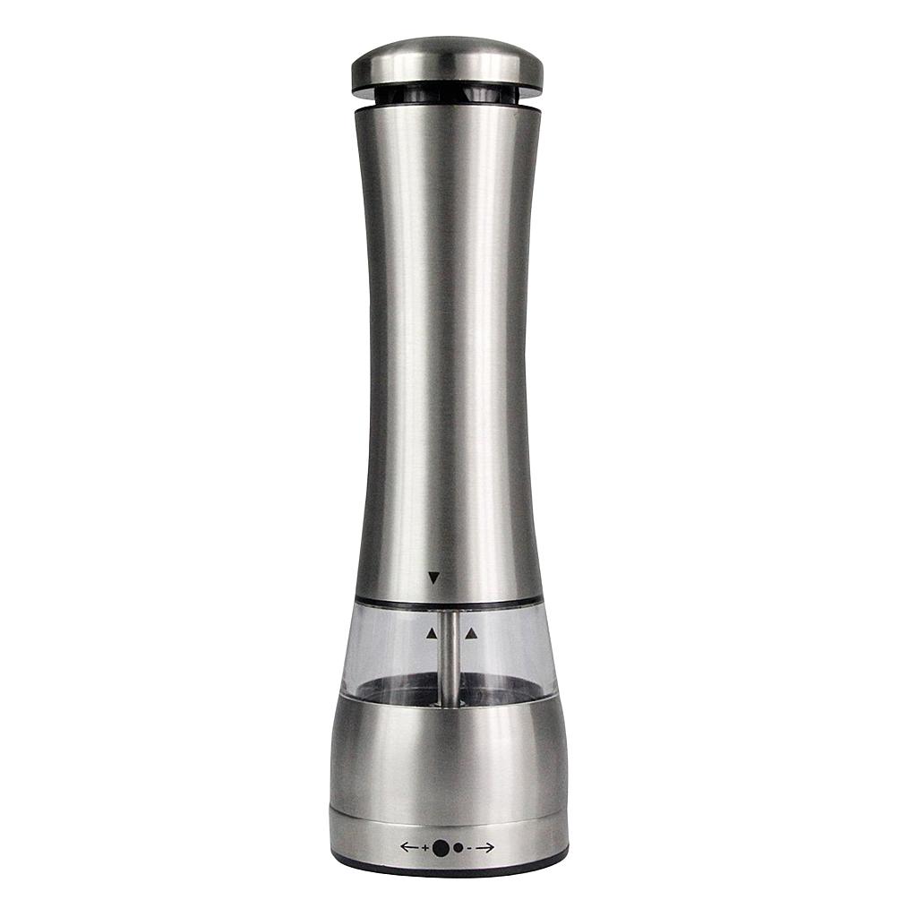 Pepper & Sea Salt Spices Mill Electric Muller Stainless Steel Spices Grinder