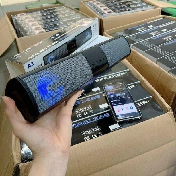 Loa Thanh không dây Bluetooth mẫu mới âm thanh vòm 4D siêu trầm Speaker A2J Dáng Dài 2 Loa Cực Đỉnh
