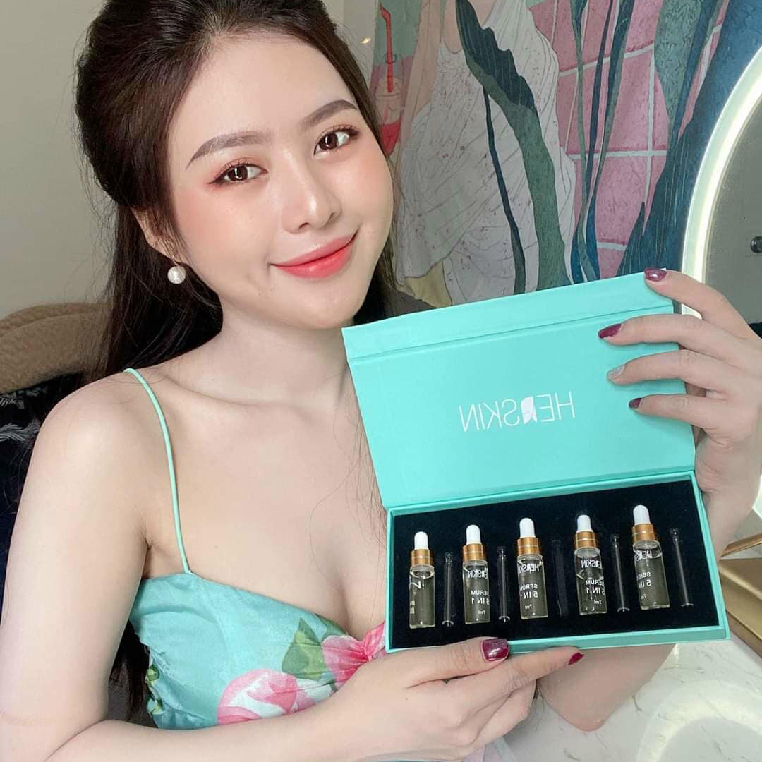 Bộ 5 Chai Serum 5in1 Herskin Tái Sinh Làn Da, Căng Bóng, Trắng Sáng Tự Nhiên