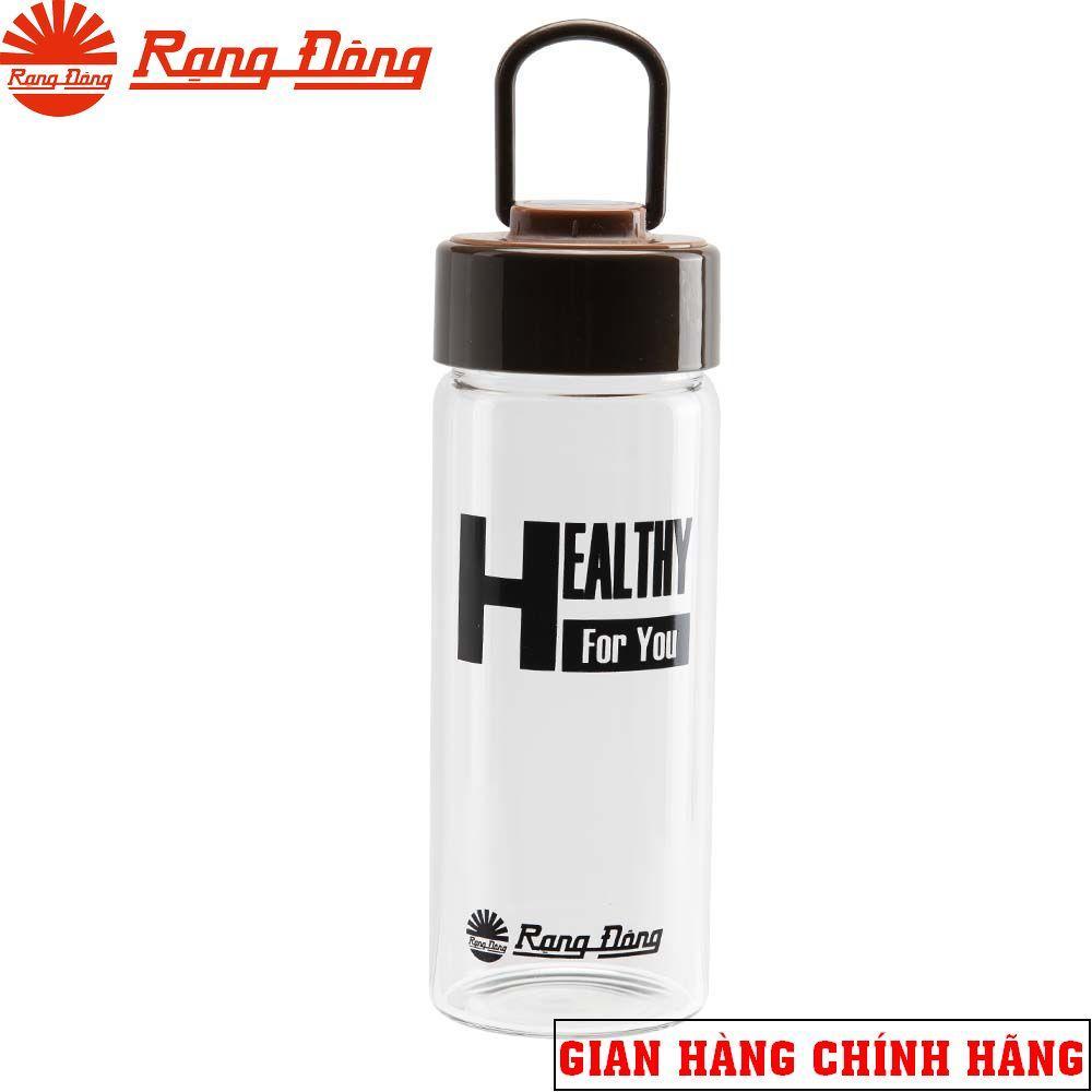 Bình nước cầm tay 450ml Rạng Đông 045G2 Nắp nhựa ABS-Inox