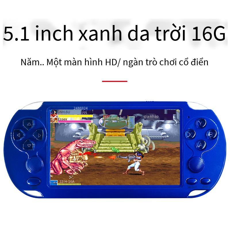 Đảm bảo chất lượng bán hàng trực tiếp 5.1-inch X9 PLUS màn hình lớn máy chơi game dual rocker arcade gba 16G bộ nhớ PSP cầm tay