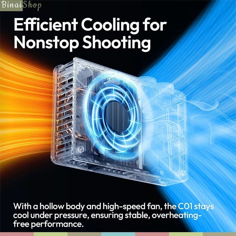 Ulanzi C01 – Đèn COB Mini100W, Chuẩn Màu CRI96+, Sạc Type-C PD 100W Tiện Lợi Cho Quay Phim, Livestream Và Chụp Sản Phẩm Chuyên Nghiệp - Hàng chính hãng