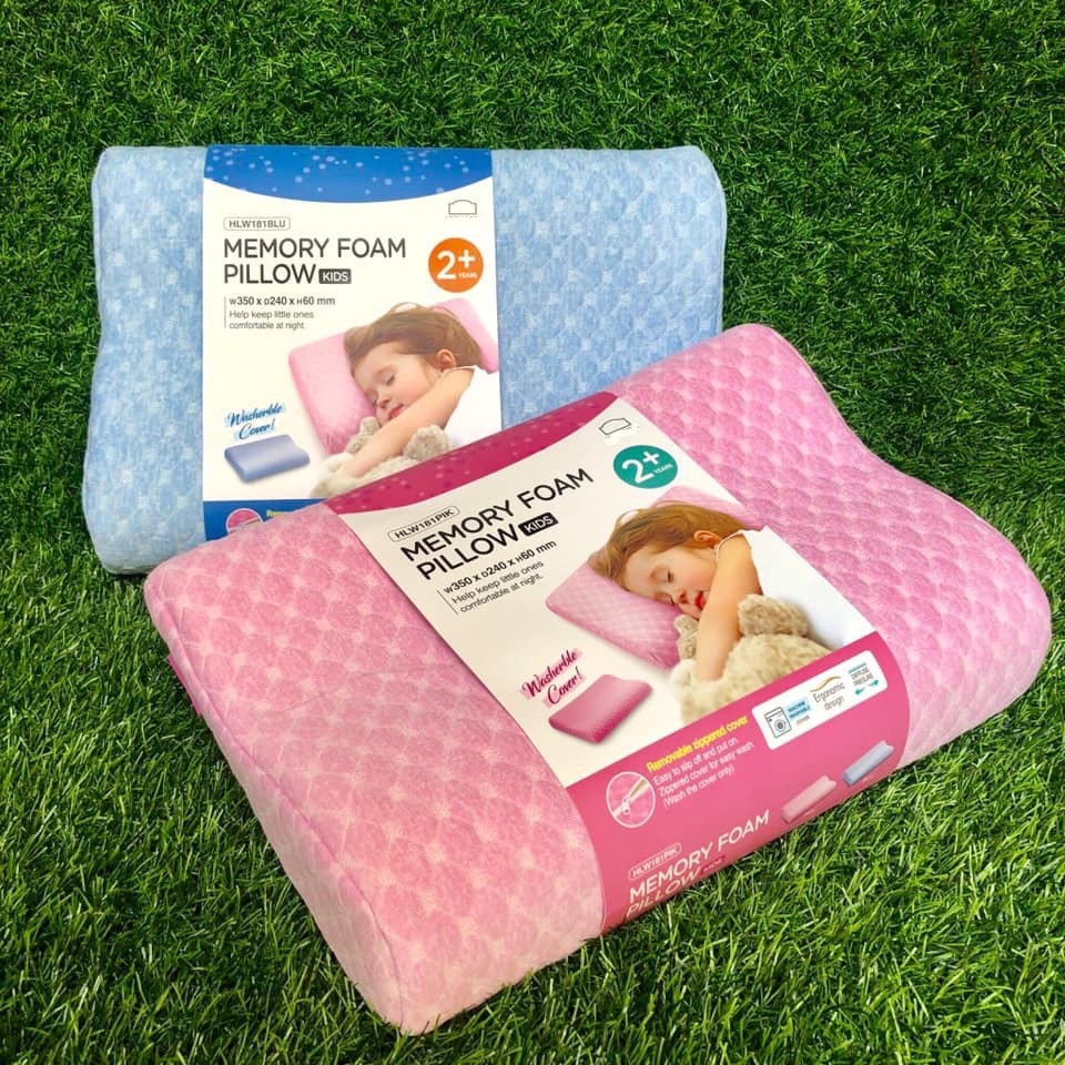 Gối ngủ cao su non cao cấp dành cho trẻ em Memory Foam Pillow HLW181 - Sản phẩm chính hãng