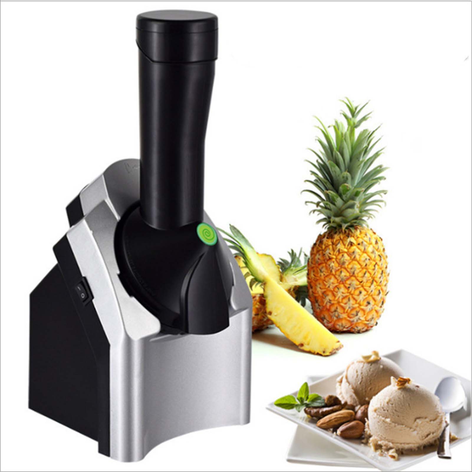 Máy làm kem lạnh trái cây gia đình tốt cho sức khỏe, làm món tráng miệng, dễ vệ sinh