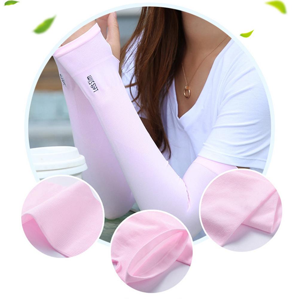 Chống Nắng Bảo Vệ Cánh Tay Tay Cho Phụ Nữ Thể Thao Nén Làm Mát Tay Làm Mát Tay Thể Thao Cho Bóng Rổ Golf Bóng Đá Color: White Size: Straight cylinder