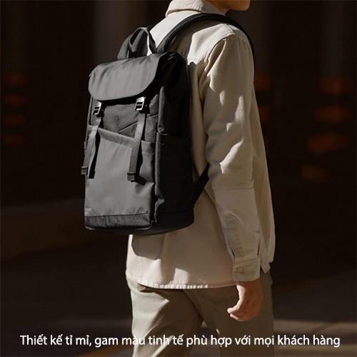 BALO TOMTOC A64-SLASH FLIP RUCKSACK 18L CHO LAPTOP 16″ Vải chống chịu thời tiết giúp luôn khô ráo - hàng chính hãng