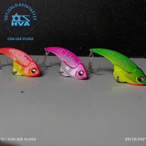 MỒI CÁ SẮT FISHEN-ORICHI-CICADA 10G MẪU NƯỚC SƠN TỐT FULL LƯỠI BKK CHUYÊN LURE LÓC RÔ PHI