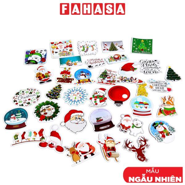 Bộ 50 Sticker Die-Cut Giáng Sinh - Vinacraft (Mẫu Sản Phẩm Giao Ngẫu Nhiên)