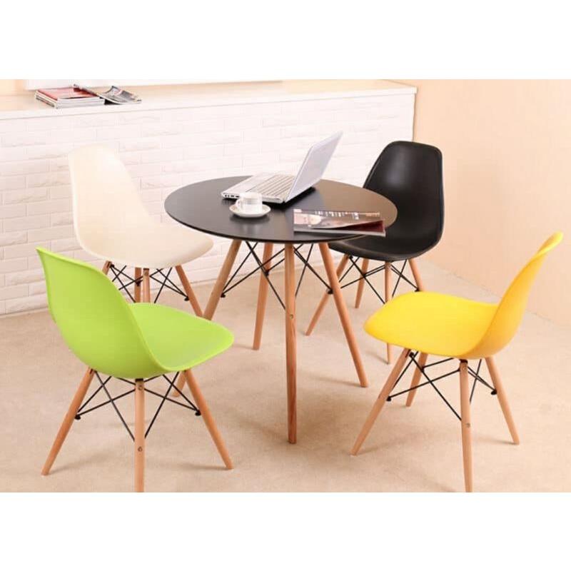 Ghế nhựa cafe chân gỗ cao cấp loại 1