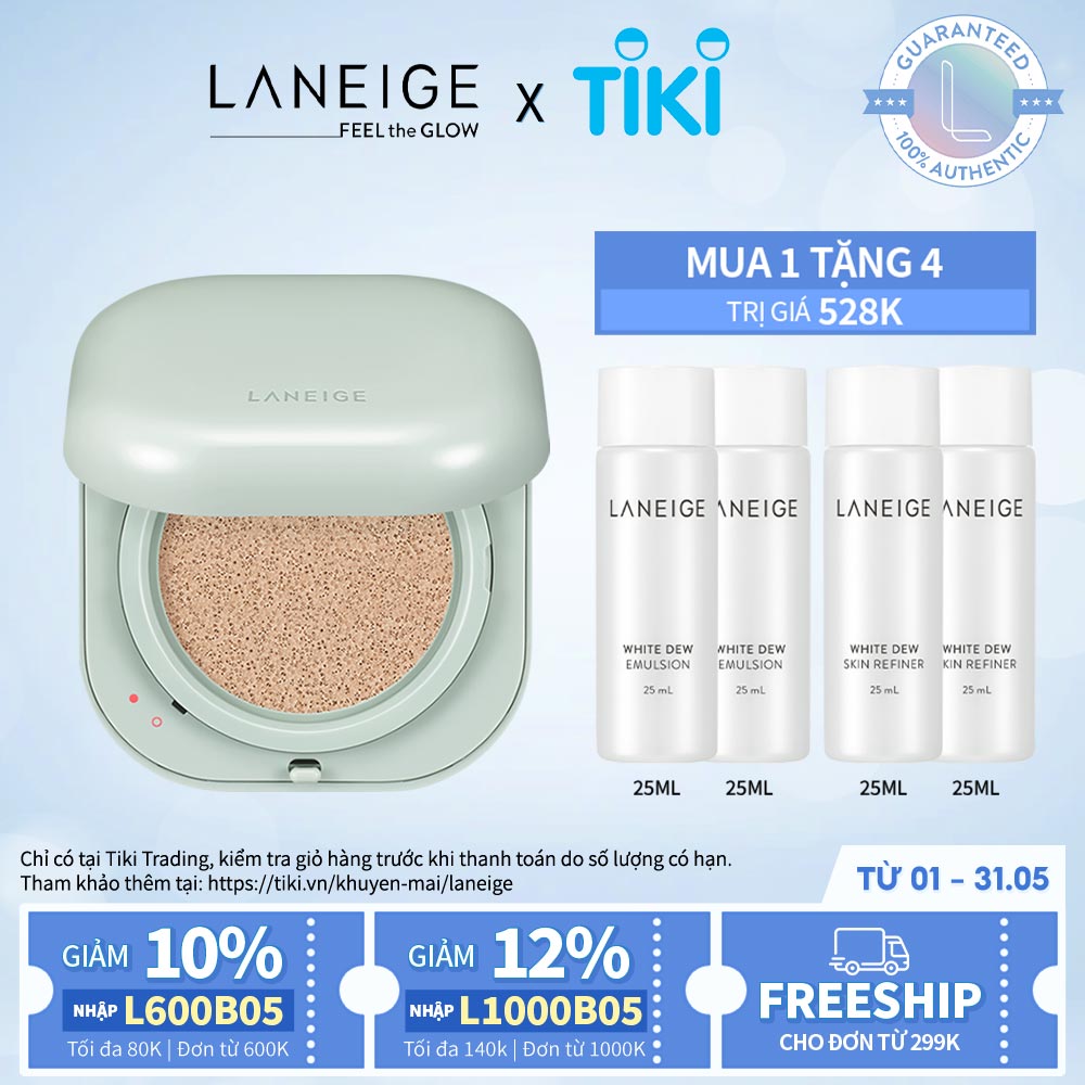 [Made in Korea] Phấn Nước Mịn Lì 24H Laneige Neo Cushion Matte 15g 21N