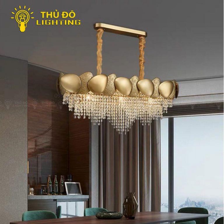 Hình ảnh Đèn Chùm Phale Luxury Elip Trang Trí Phòng Khách Phòng Ngủ THỦ ĐÔ LIGHTING Chất Liệu Hợp Kim Hạt Phale Plastic 71901