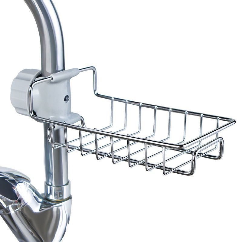 Giá Đựng Đồ Rửa Chén Bát Gắn Vòi Rửa Tiện Lợi