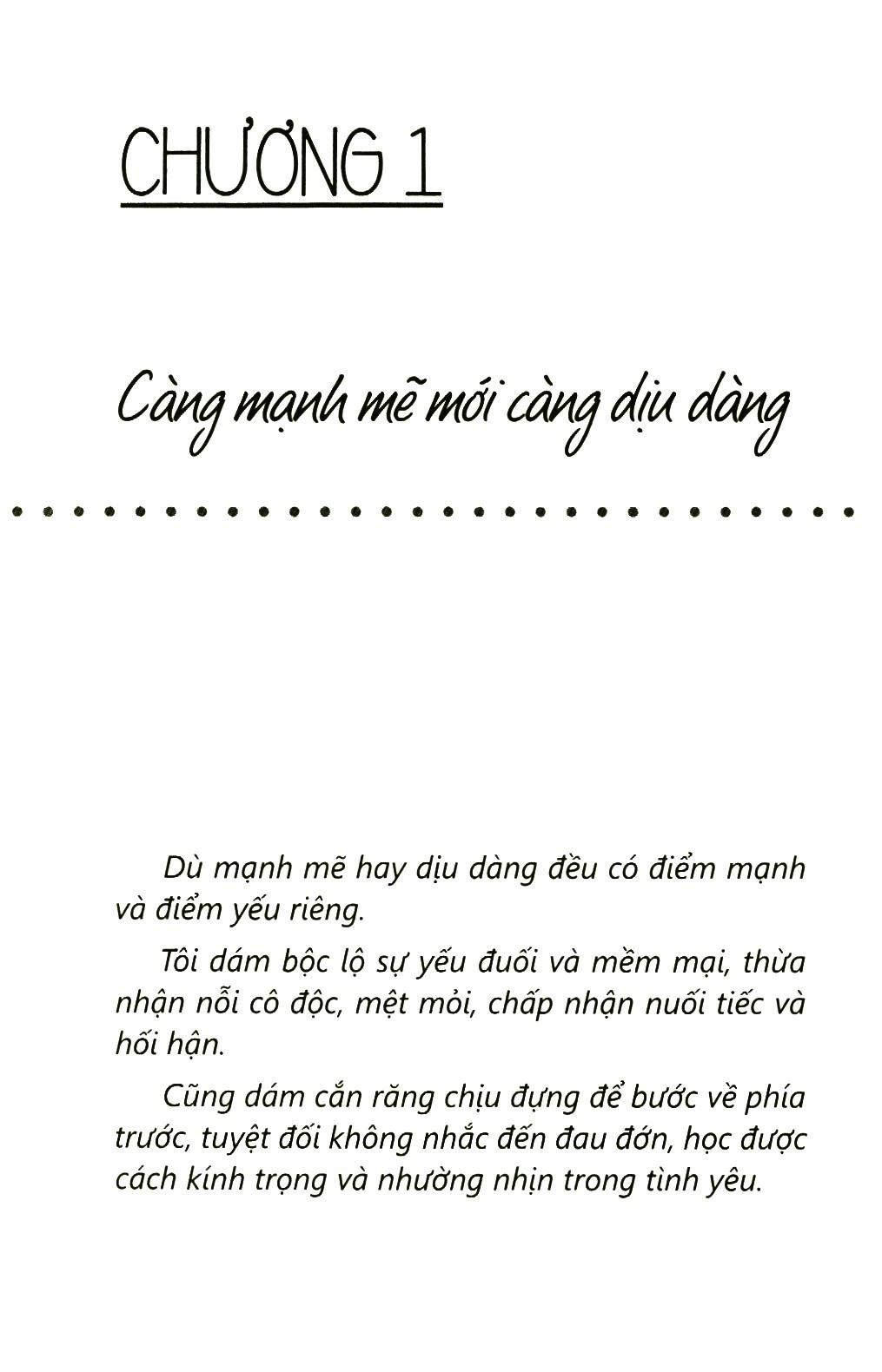 Càng Mạnh Mẽ, Càng Dịu Dàng