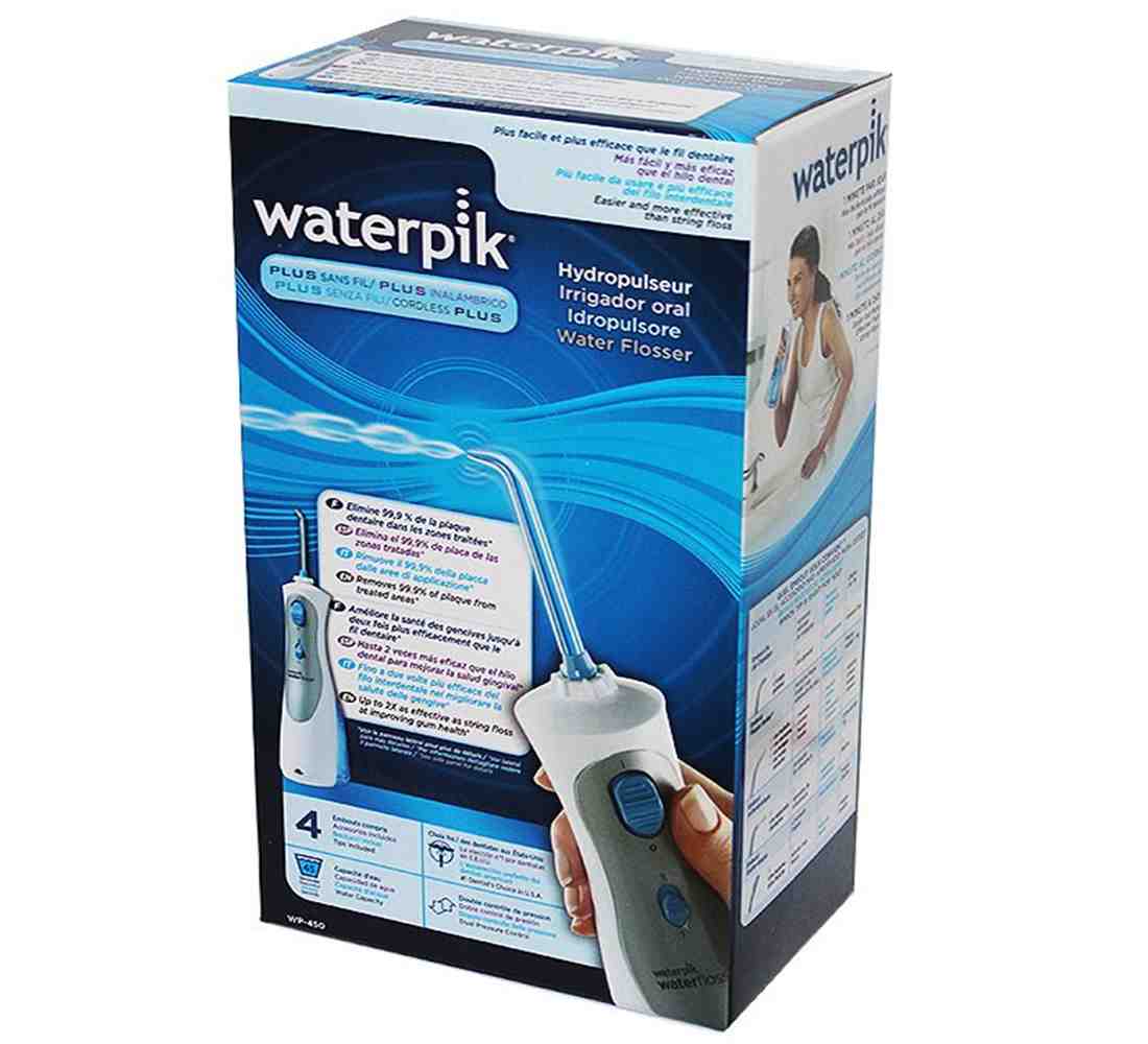 Máy tăm nước không dây giúp vệ sinh răng miệng Waterpik Cordless WP450