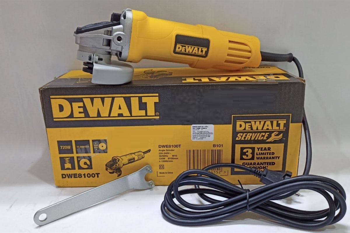 MÁY MÀI GÓC 720W 100MM DEWALT DWE8100T-B1 - HÀNG CHÍNH HÃNG