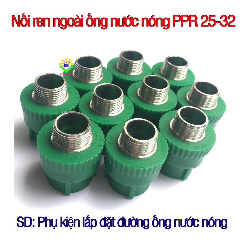 Nối ren ngoài ( Măng sông Nối thẳng) ống nước nóng PPR phi 25 32 - phụ kiện ống nước nóng, lạnh