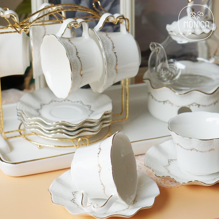 Set trà gốm sang trọng