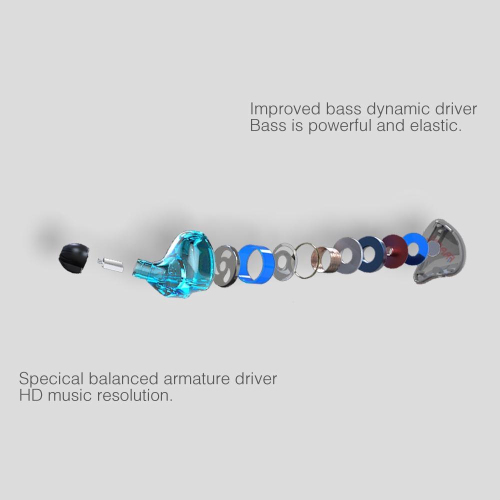 FAAEAL Wired Headset HiFi In Ear Earphone
