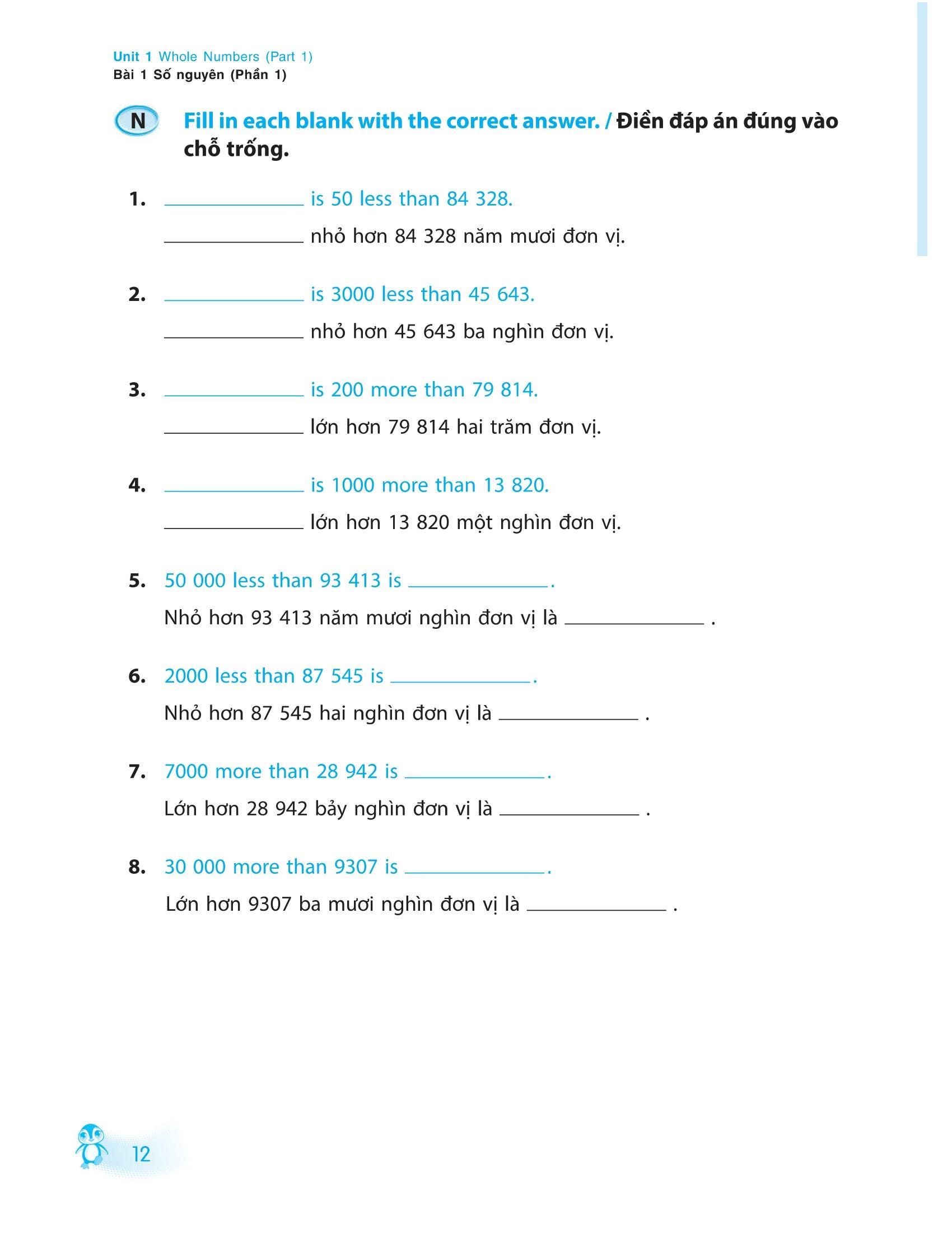 Tinh Thông Toán Học - Mastering Mathematics - Dành Cho Trẻ 9-10 Tuổi - Quyển A