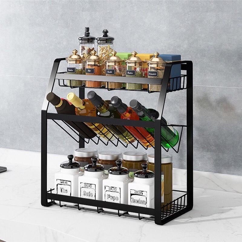Kệ để GIA VI CHAI LỌ 3 tầng